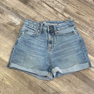 No Boundaries Light Blue Jean Shorts